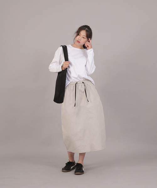 SAINTCREW(セントクルー)の「ポケットレスビッグサイズトラペーズエコバッグBPL-164ブラック(エコバッグ/サブバッグ・レディース・その他・フリー)」の11枚目の写真