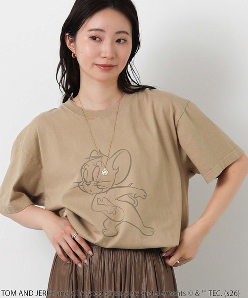 GOOD ROCK SPEED(グッドロックスピード)の「TOM&JERRY / カットソー(Tシャツ/カットソー・レディース・ライトベージュ・FREE)」の1枚目の写真