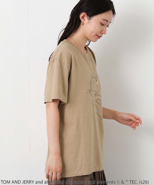 GOOD ROCK SPEED(グッドロックスピード)の「TOM&JERRY / カットソー(Tシャツ/カットソー・レディース・ライトベージュ・FREE)」の10枚目の写真