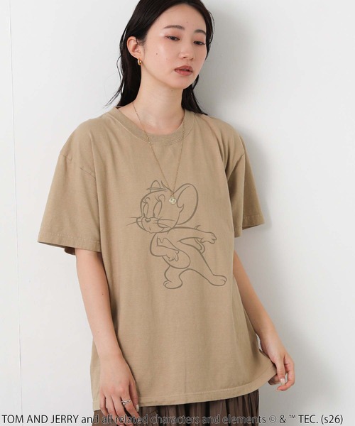 GOOD ROCK SPEED(グッドロックスピード)の「TOM&JERRY / カットソー(Tシャツ/カットソー・レディース・ライトベージュ・FREE)」の11枚目の写真
