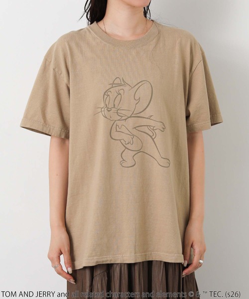 GOOD ROCK SPEED(グッドロックスピード)の「TOM&JERRY / カットソー(Tシャツ/カットソー・レディース・ライトベージュ・FREE)」の13枚目の写真