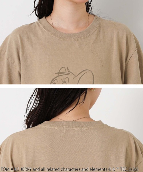 GOOD ROCK SPEED(グッドロックスピード)の「TOM&JERRY / カットソー(Tシャツ/カットソー・レディース・ライトベージュ・FREE)」の15枚目の写真