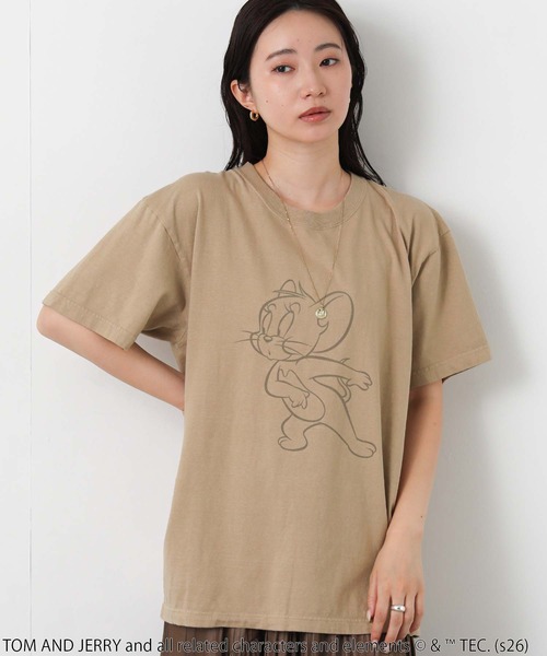 GOOD ROCK SPEED(グッドロックスピード)の「TOM&JERRY / カットソー(Tシャツ/カットソー・レディース・ライトベージュ・FREE)」の7枚目の写真