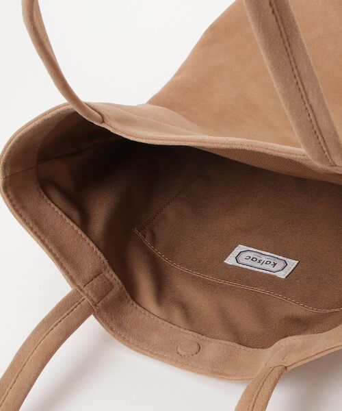 kalsac(カルサック)の「SIMPLE LEATHER TOTE SUEDE(トートバッグ・レディース・キャメル・ONE SIZE)」の12枚目の写真