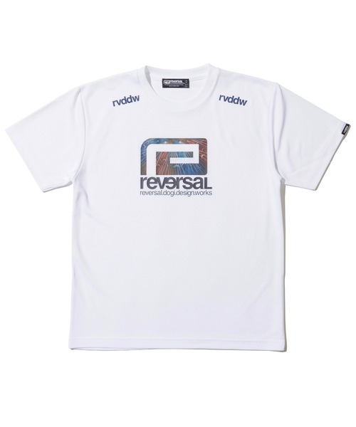 reversal.dogi.design.works(リバーサル・ドーギ・デザイン・ワークス)の「<reversal/リバーサル>PILGRIMAGE BIG MARK DRY TEE(Tシャツ/カットソー・メンズ・ホワイト/ブラック・XL/L/M/2XL)」の3枚目の写真