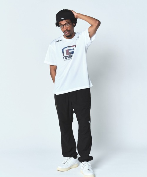 reversal.dogi.design.works(リバーサル・ドーギ・デザイン・ワークス)の「<reversal/リバーサル>PILGRIMAGE BIG MARK DRY TEE(Tシャツ/カットソー・メンズ・ホワイト/ブラック・XL/L/M/2XL)」の8枚目の写真