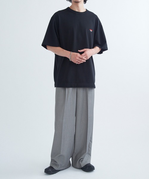 NANGA(ナンガ)の「【NANGA】ECO HYBRID BOX LOGO EMBROIDERY TEE(Tシャツ/カットソー・メンズ・ホワイト/アッシュグレー/ブラック・S/M/L/XL)」の8枚目の写真