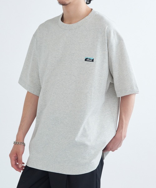 NANGA(ナンガ)の「【NANGA】ECO HYBRID BOX LOGO EMBROIDERY TEE(Tシャツ/カットソー・メンズ・ホワイト/アッシュグレー/ブラック・S/M/L/XL)」の9枚目の写真