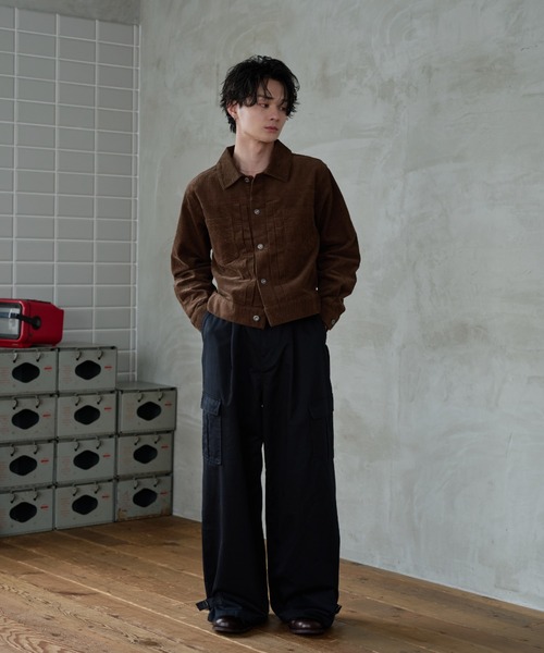 sedacle(セダクル)の「Wide Cargo Chino Pants/ワイドカーゴチノパンツ(チノパンツ・メンズ・ベージュ/ブラック・MEDIUM/LARGE/SMALL)」の22枚目の写真
