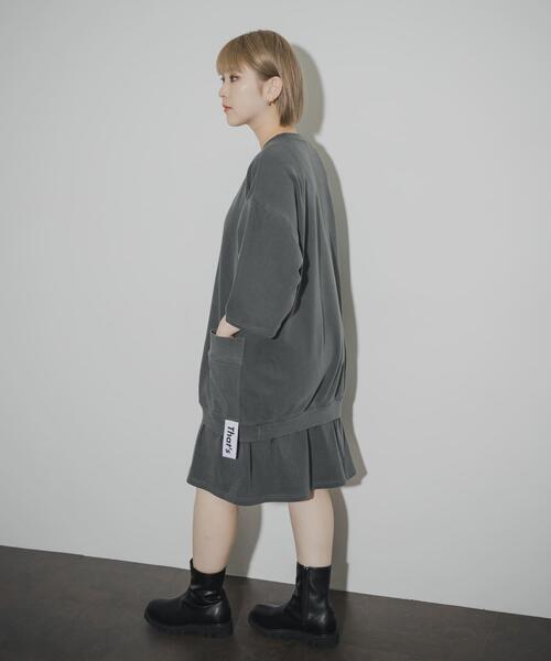 THE GOODLAND MARKET(ザグッドランドマーケット)の「That’s The DRESS Relax(ワンピース・レディース・ダークグレー/ライトブルー・ONE)」の8枚目の写真