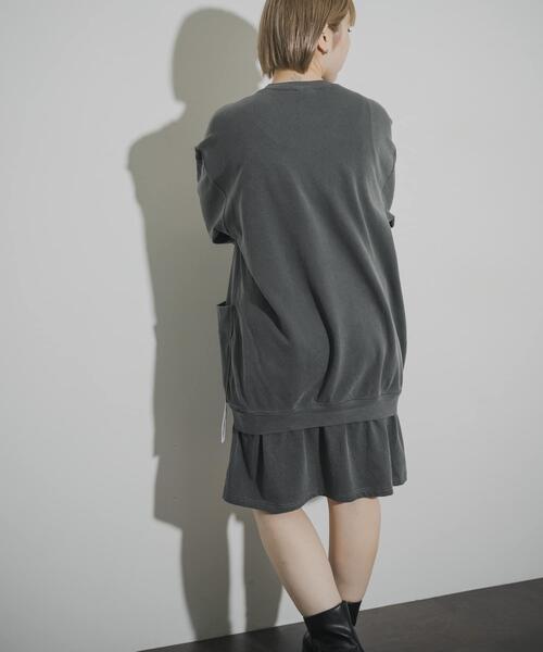 THE GOODLAND MARKET(ザグッドランドマーケット)の「That’s The DRESS Relax(ワンピース・レディース・ダークグレー/ライトブルー・ONE)」の9枚目の写真