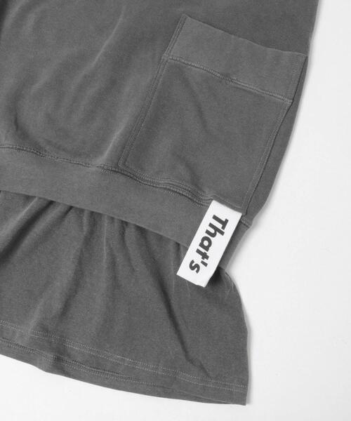 THE GOODLAND MARKET(ザグッドランドマーケット)の「That’s The DRESS Relax(ワンピース・レディース・ダークグレー/ライトブルー・ONE)」の12枚目の写真