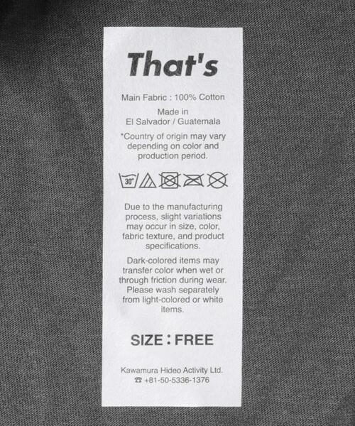 THE GOODLAND MARKET(ザグッドランドマーケット)の「That’s The DRESS Relax(ワンピース・レディース・ダークグレー/ライトブルー・ONE)」の16枚目の写真