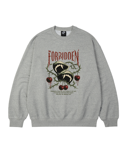 WILDROCK(ワイルドロック)の「Forbidden Lips オーバーサイズ スウェット_9 COL(スウェット・メンズ・ブラック/ベージュ/ネイビー/ブラウン/ピンク/ブルー/アイボリー/ダークグレー/チャコール・SMALL/MEDIUM/LARGE)」の3枚目の写真