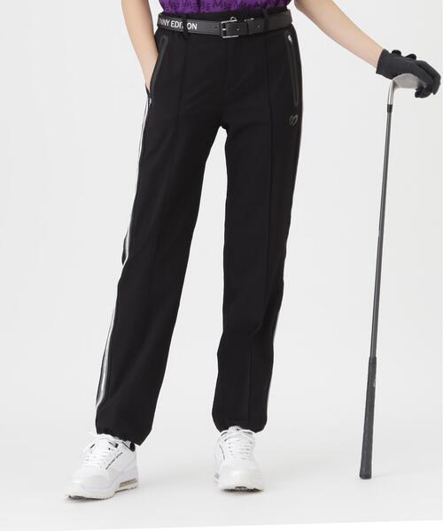 MASTER BUNNY EDITION(マスターバニーエディション)の「ドビー凹凸ストライプパンツ (WOMENS)(その他パンツ・レディース・ブラック/ブラウン・MEDIUM/SMALL/LARGE)」の1枚目の写真