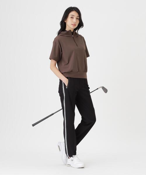MASTER BUNNY EDITION(マスターバニーエディション)の「ドビー凹凸ストライプパンツ (WOMENS)(その他パンツ・レディース・ブラック/ブラウン・MEDIUM/SMALL/LARGE)」の4枚目の写真
