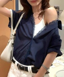 Miniministore（ミニミニストア）の「シャツブラウス 襟付き 半袖 レディース（シャツ/ブラウス）」