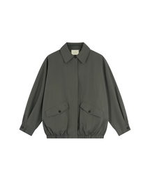 SIOT4207 オーバーサイズ ドルマンブルゾン_Charcoal