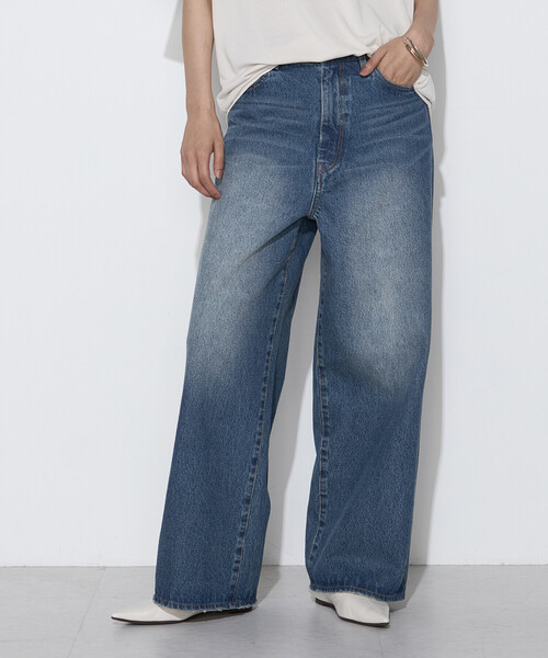COMME CA Wardrobe(コムサワードローブ)の「12oz デニムパンツ(デニムパンツ・レディース・ネイビー/ブラック・9号/7号/11号)」の2枚目の写真