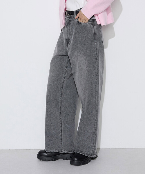 COMME CA Wardrobe(コムサワードローブ)の「12oz デニムパンツ(デニムパンツ・レディース・ネイビー/ブラック・9号/7号/11号)」の1枚目の写真