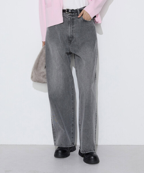 COMME CA Wardrobe(コムサワードローブ)の「12oz デニムパンツ(デニムパンツ・レディース・ネイビー/ブラック・9号/7号/11号)」の6枚目の写真
