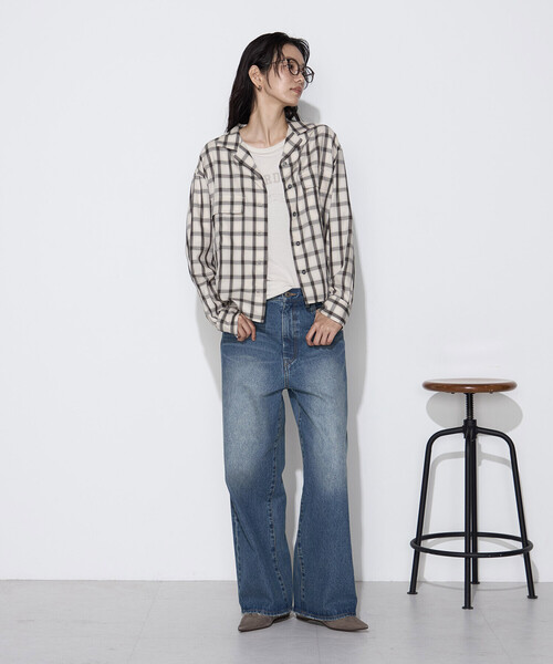 COMME CA Wardrobe(コムサワードローブ)の「12oz デニムパンツ(デニムパンツ・レディース・ネイビー/ブラック・9号/7号/11号)」の10枚目の写真