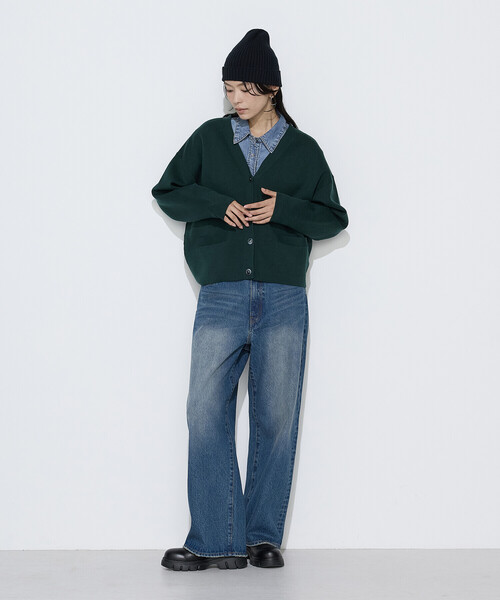 COMME CA Wardrobe(コムサワードローブ)の「12oz デニムパンツ(デニムパンツ・レディース・ネイビー/ブラック・9号/7号/11号)」の14枚目の写真