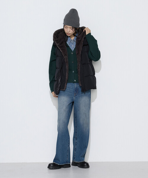 COMME CA Wardrobe(コムサワードローブ)の「12oz デニムパンツ(デニムパンツ・レディース・ネイビー/ブラック・9号/7号/11号)」の16枚目の写真