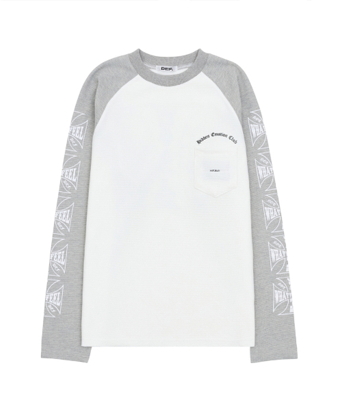 DEFの「DEF WAFFLE LONG SLEVEES GREY(Tシャツ/カットソー・メンズ・その他・ONE SIZE)」の1枚目の写真