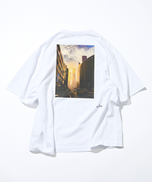 NAUTICA(ノーティカ)の「NAUTICA/ノーティカ Jiro Konami TEE 1(Tシャツ/カットソー・メンズ・ホワイト/ネイビー・SMALL/MEDIUM/LARGE)」の11枚目の写真