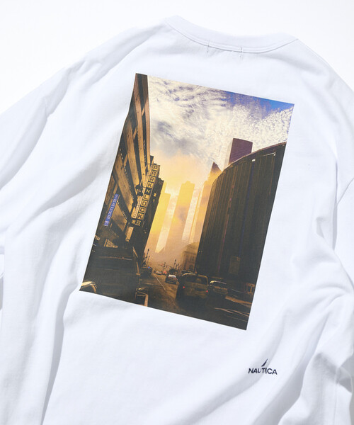 NAUTICA(ノーティカ)の「NAUTICA/ノーティカ Jiro Konami TEE 1(Tシャツ/カットソー・メンズ・ホワイト/ネイビー・SMALL/MEDIUM/LARGE)」の10枚目の写真