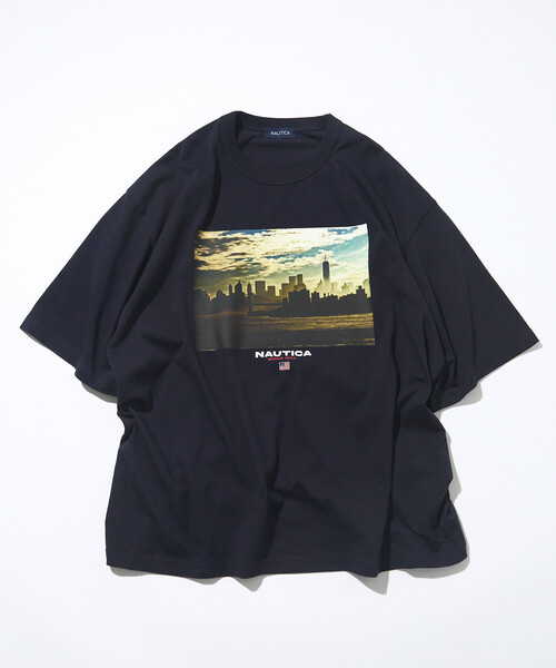 NAUTICA(ノーティカ)の「NAUTICA/ノーティカ Jiro Konami TEE 1(Tシャツ/カットソー・メンズ・ホワイト/ネイビー・SMALL/MEDIUM/LARGE)」の9枚目の写真