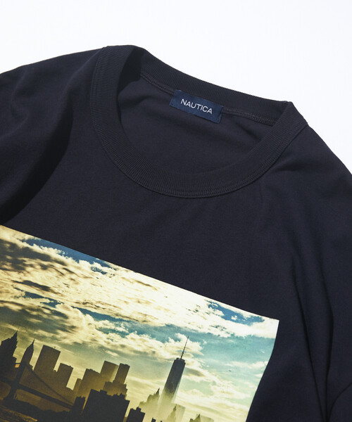 NAUTICA(ノーティカ)の「NAUTICA/ノーティカ Jiro Konami TEE 1(Tシャツ/カットソー・メンズ・ホワイト/ネイビー・SMALL/MEDIUM/LARGE)」の8枚目の写真