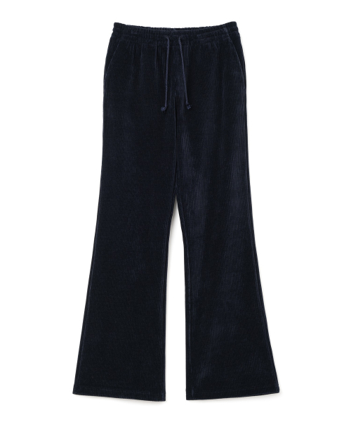 MILLO WOMEN（ミロウーマン）の「ベルベットコーデュロイ フレアパンツ [ネイビー]（その他パンツ・レディース・その他・MEDIUM/SMALL）」の2枚目の写真