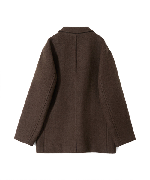 HORLISUN(ホーリーサン)の「オースティン ヘビーウール シングルコート ブラウン(ダッフルコート・メンズ・その他・SMALL/MEDIUM/LARGE)」の2枚目の写真