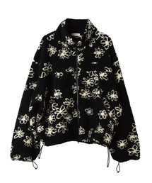 Knuth Marf / クヌースマーフ flower boa fleece
