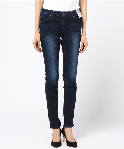 EDWIN(エドウィン)の「【MISS EDWIN】E STANDARD タイトスキニーパンツ アンティークウォッシュ(デニムパンツ・レディース・インディゴブルー・28inch/27inch/26inch/30inch/29inch)」の2枚目の写真