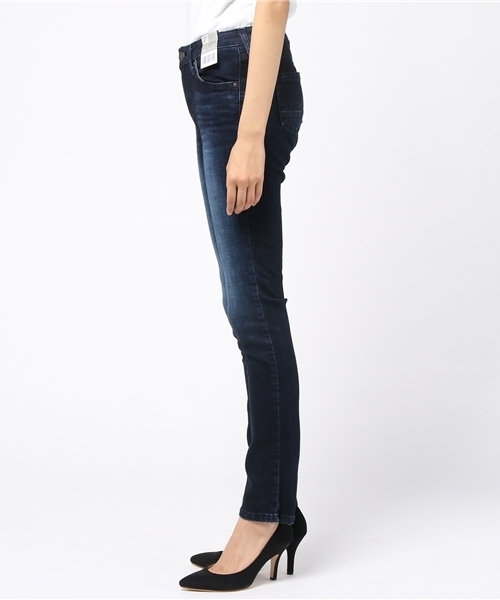 EDWIN(エドウィン)の「【MISS EDWIN】E STANDARD タイトスキニーパンツ アンティークウォッシュ(デニムパンツ・レディース・インディゴブルー・28inch/27inch/26inch/30inch/29inch)」の3枚目の写真