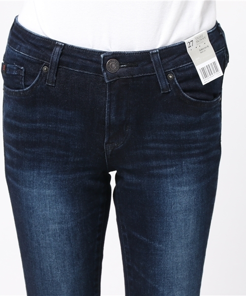 EDWIN(エドウィン)の「【MISS EDWIN】E STANDARD タイトスキニーパンツ アンティークウォッシュ(デニムパンツ・レディース・インディゴブルー・28inch/27inch/26inch/30inch/29inch)」の5枚目の写真