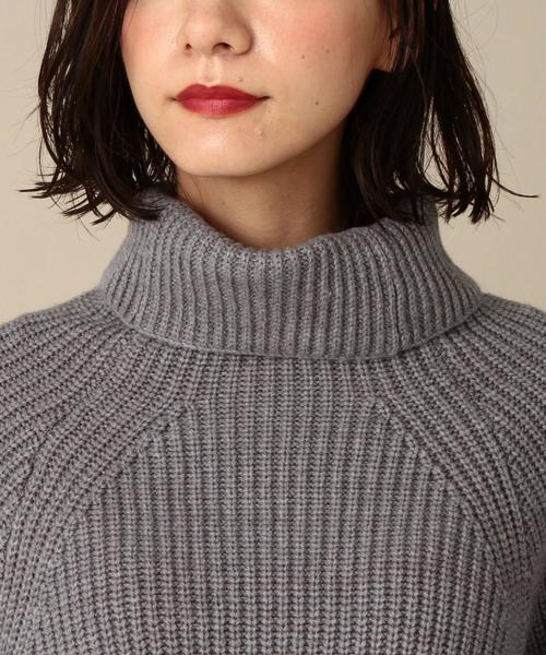 Another Edition（アナザーエディション）の「アゼタートルネックニットプルオーバー/ AEBC ｱｾﾞ T/N KNIT PO（ニット/セーター・レディース・オフホワイト/ライトグレー/イエロー・フリー）」の12枚目の写真