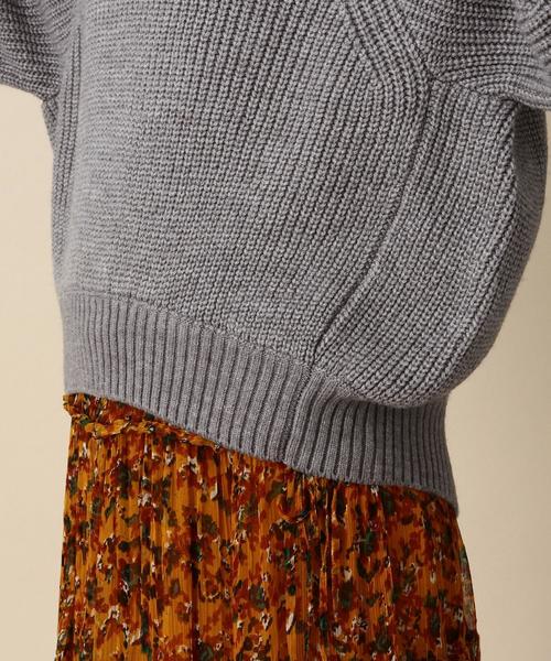 Another Edition（アナザーエディション）の「アゼタートルネックニットプルオーバー/ AEBC ｱｾﾞ T/N KNIT PO（ニット/セーター・レディース・オフホワイト/ライトグレー/イエロー・フリー）」の15枚目の写真