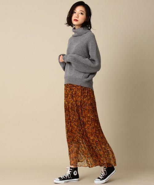 Another Edition（アナザーエディション）の「アゼタートルネックニットプルオーバー/ AEBC ｱｾﾞ T/N KNIT PO（ニット/セーター・レディース・オフホワイト/ライトグレー/イエロー・フリー）」の7枚目の写真