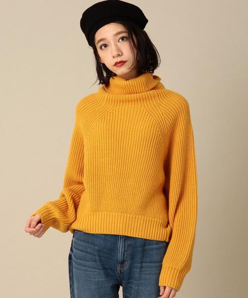 Another Edition（アナザーエディション）の「アゼタートルネックニットプルオーバー/ AEBC ｱｾﾞ T/N KNIT PO（ニット/セーター・レディース・オフホワイト/ライトグレー/イエロー・フリー）」の8枚目の写真