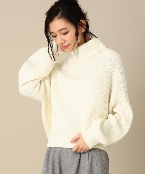 Another Edition（アナザーエディション）の「アゼタートルネックニットプルオーバー/ AEBC ｱｾﾞ T/N KNIT PO（ニット/セーター・レディース・オフホワイト/ライトグレー/イエロー・フリー）」の10枚目の写真