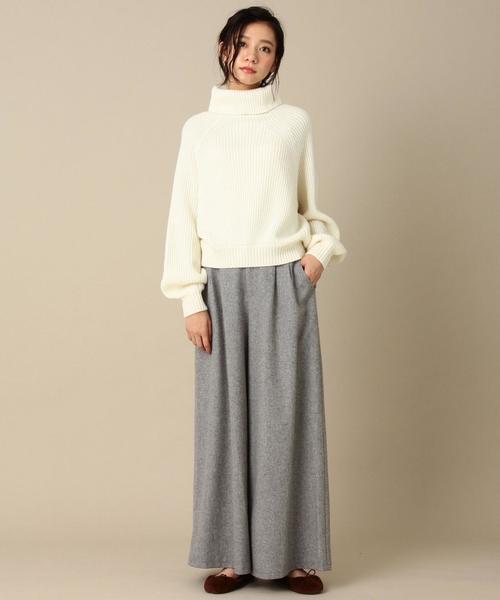 Another Edition（アナザーエディション）の「アゼタートルネックニットプルオーバー/ AEBC ｱｾﾞ T/N KNIT PO（ニット/セーター・レディース・オフホワイト/ライトグレー/イエロー・フリー）」の11枚目の写真