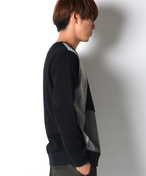 SHIPS JET BLUE（シップスジェットブルー）の「nowartt×SHIPS JET BLUE: ランダムパッチ クルーネック■（スウェット・メンズ・ネイビー/ブラック/オリーブ/ナチュラル・MEDIUM/SMALL/LARGE）」の8枚目の写真