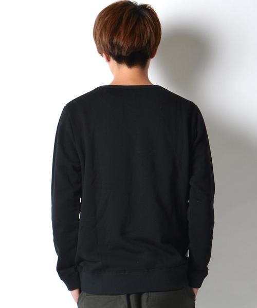 SHIPS JET BLUE（シップスジェットブルー）の「nowartt×SHIPS JET BLUE: ランダムパッチ クルーネック■（スウェット・メンズ・ネイビー/ブラック/オリーブ/ナチュラル・MEDIUM/SMALL/LARGE）」の9枚目の写真