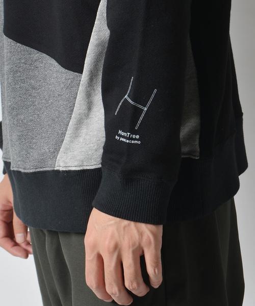 SHIPS JET BLUE（シップスジェットブルー）の「nowartt×SHIPS JET BLUE: ランダムパッチ クルーネック■（スウェット・メンズ・ネイビー/ブラック/オリーブ/ナチュラル・MEDIUM/SMALL/LARGE）」の12枚目の写真