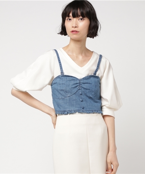 Heather(ヘザー)の「アソートビスチェ 751632(その他トップス・レディース・ブルー/イエロー系その他/アイボリー/ブラック・FREE)」の14枚目の写真