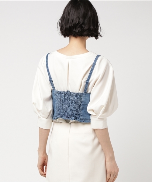 Heather(ヘザー)の「アソートビスチェ 751632(その他トップス・レディース・ブルー/イエロー系その他/アイボリー/ブラック・FREE)」の7枚目の写真